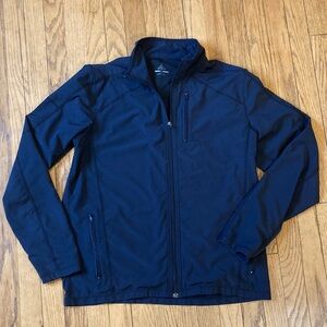 Prana Men's M Deep Blue Zipup Lightweight Jacket